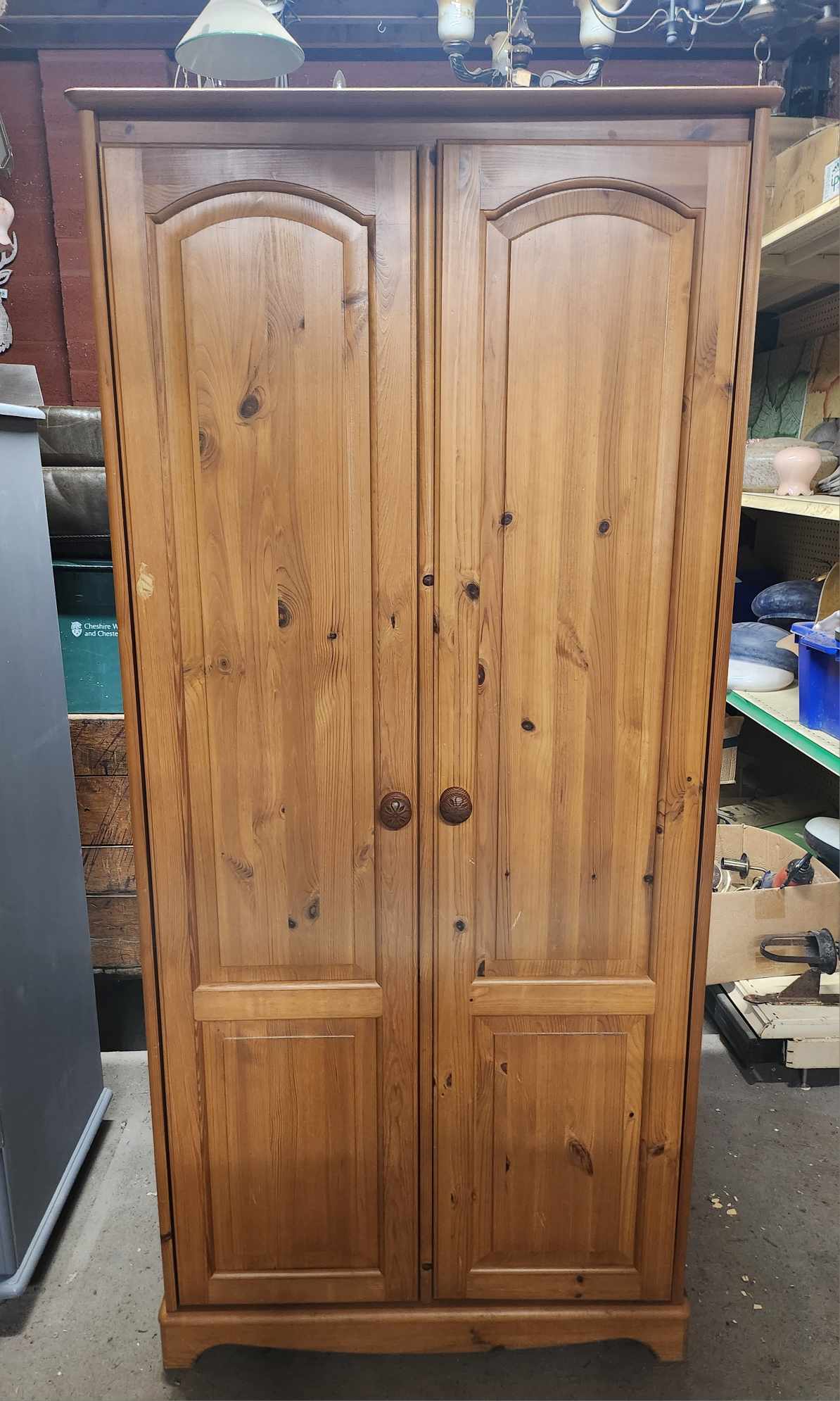 Large Solid Wood Wardrobe