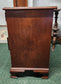 Antique Georgian Mahogany Desk with Seven Drawers and Lockable Cabinet