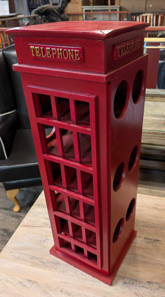 Telephone Box Double-Sided Wine Rack