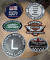 Small Metal Sign Plates / Various Designs / Man-Cave