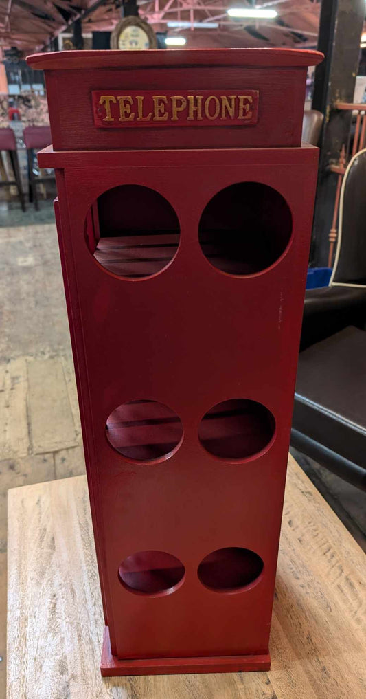 Telephone Box Double-Sided Wine Rack