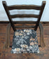 Pair of Mixed Pattern Pub Dining Armchairs - Reupholstered