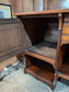 Large 20th Century Oak Sideboard with Cupboards, Drawer and Shelves