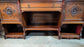 Large 20th Century Oak Sideboard with Cupboards, Drawer and Shelves