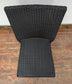 Black Wicker Dining Chair with Metal Feet (Many Available)