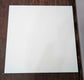 Set of Seven White Lamninate Top Cafe Tables - 3 Large Rectangle, 4 Square