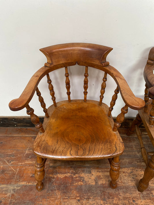 Pair of antique wooden chairs