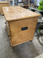 Antique wooden blanket chest