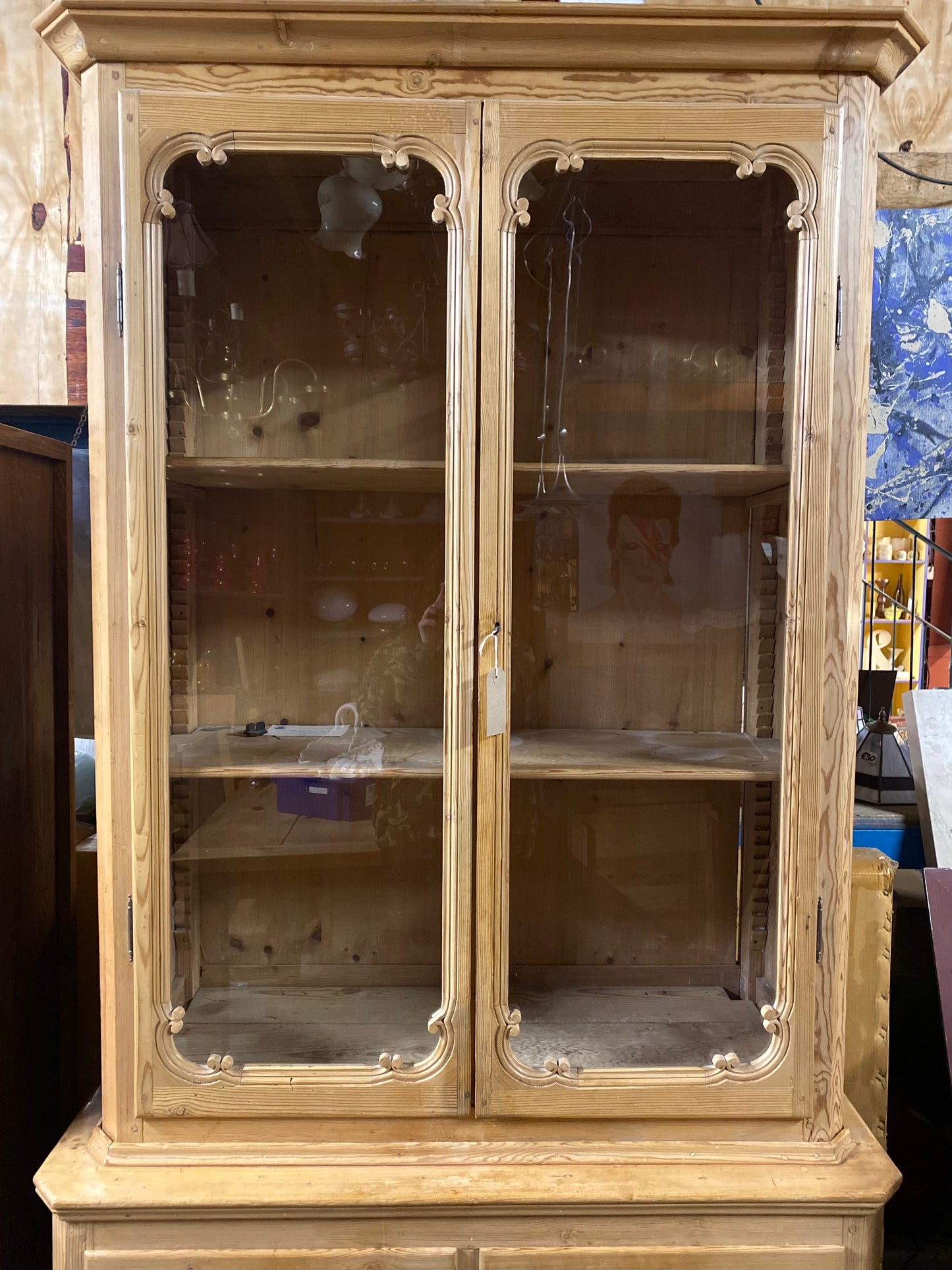 Tall French Cabinet In Antique Pine