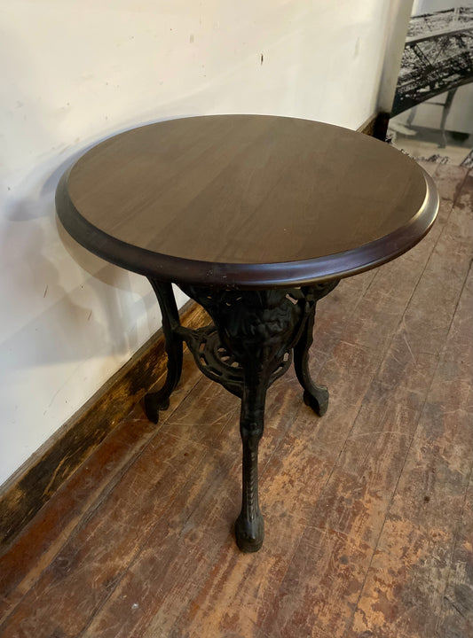 Cast iron pub table