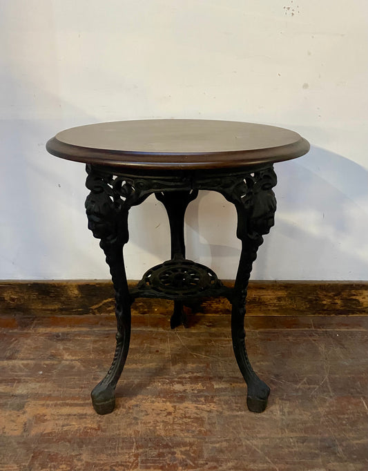 Cast iron pub table