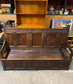 17th Century Oak Monks Bench