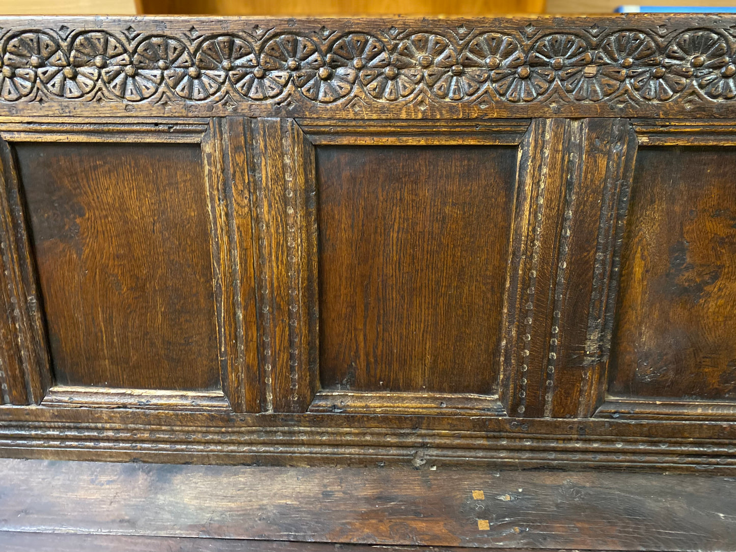 17th Century Oak Monks Bench