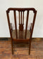 Vintage wooden chair with arms