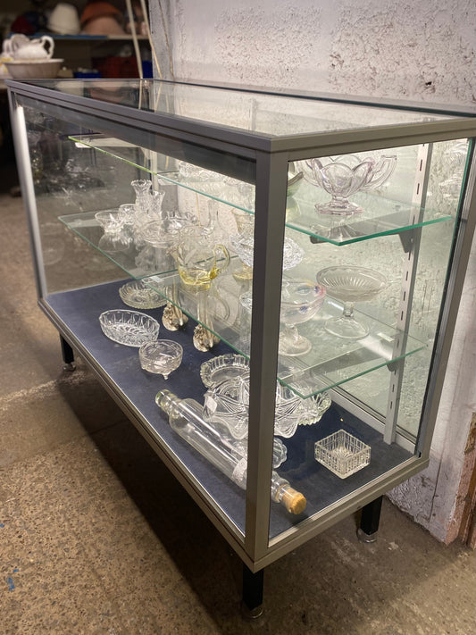 Glass display cabinet - used