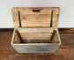 Orient Express vintage style crate box & bench