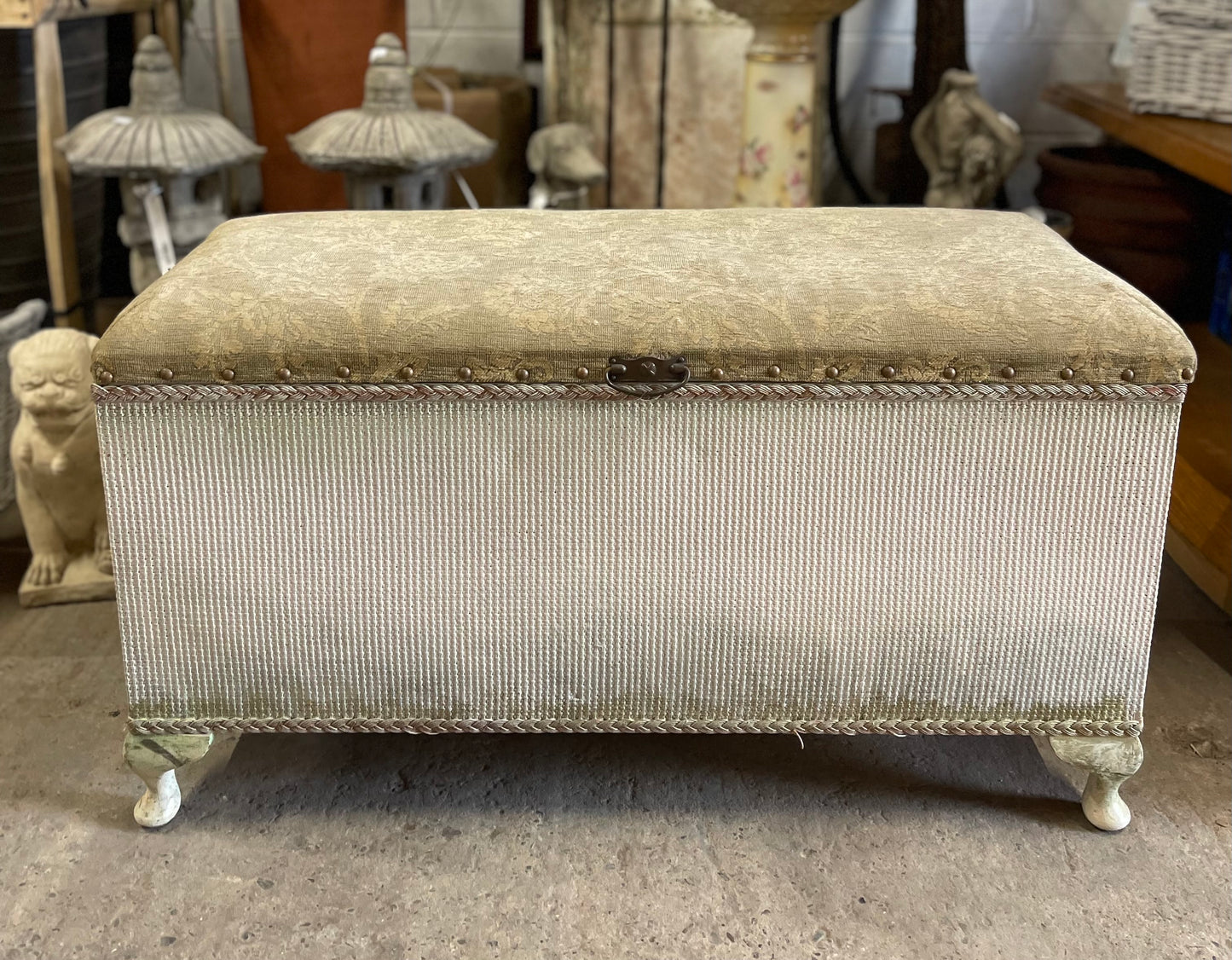 Original Vintage Sirrom Blanket Box / Ottoman