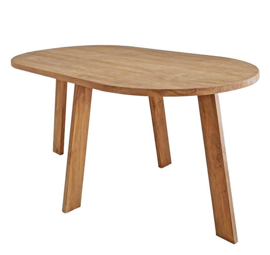 Scandi style teak dining table